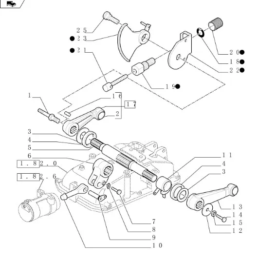 5176728 - Рычаг с проушинами